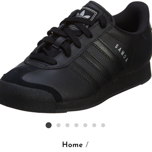 all black adidas samoa